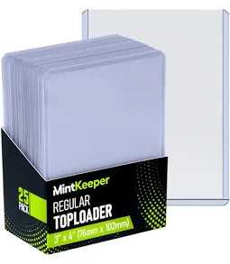 MintKeeper Toploader (Regular 35pt) 3" x 4" (25 per pack)